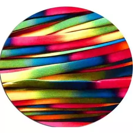 Lacets multicolores arc-en-ciel pour vos chaussures