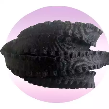 Lacets fins noirs froufrou pour vos chaussures Lacets fins noirs froufrou pour vos chaussures