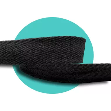 Lacets de chaussures noirs larges plats en coton.Boutique…