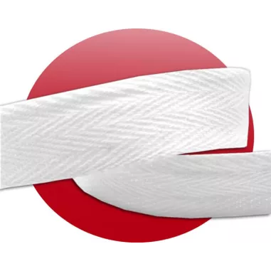 Lacets de chaussures blancs larges plats en coton.Boutique…