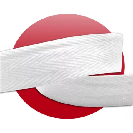 Lacets de chaussures blancs larges plats en coton.Boutique…