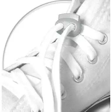 Stoppeurs plats gris pour vos lacets, capuches, sac..