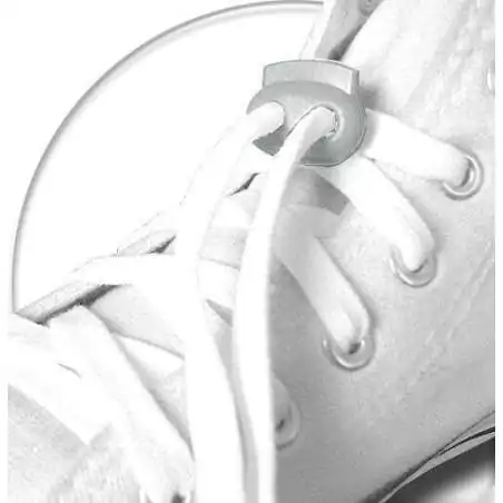 Stoppeurs plats gris pour vos lacets, capuches, sac.. Stoppeurs plats gris pour vos lacets, capuches, sac..