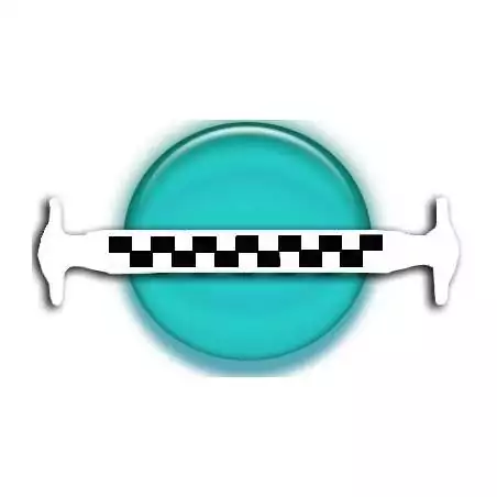 Lacet silicone damier noir & blanc   pour vos chaussures Lacet silicone damier noir & blanc   pour vos chaussures