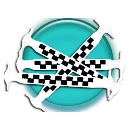 Lacets violets phosphorescents silicones élastiques et…