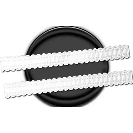 Lacets fins dentelés blancs ou noirs pour vos chaussures Lacets fins dentelés blancs ou noirs pour vos chaussures
