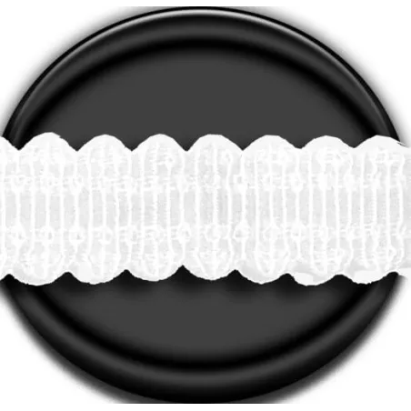 Lacets fins dentelés blancs ou noirs pour vos chaussures