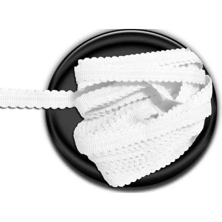 Lacets fins dentelés blancs ou noirs pour vos chaussures