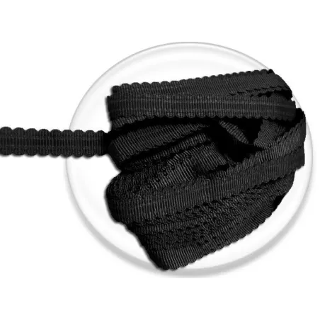 Lacets fins dentelés blancs ou noirs pour vos chaussures