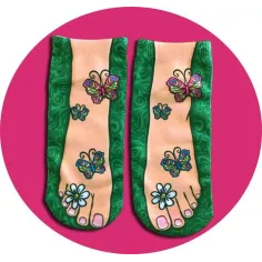 Socquettes&nbsp;enfant&nbsp;foot / papillons pour vos jolis pieds