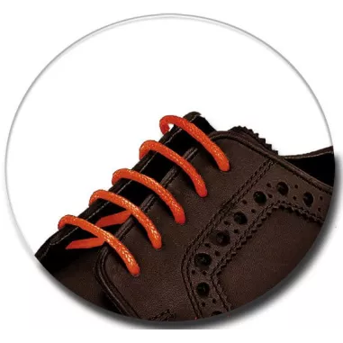 Lacets cirés ronds fins oranges mandarines-Achat|Vente en…
