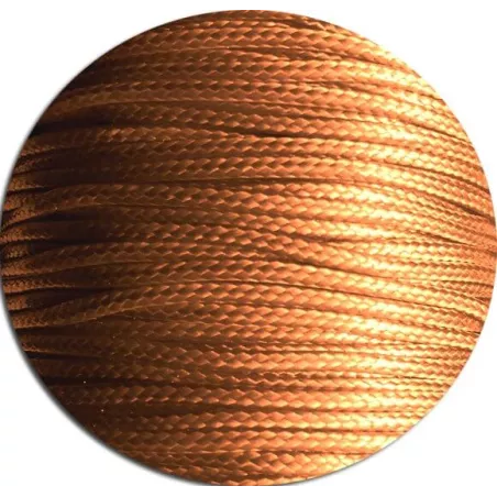 Lacets fins cirés couleur rouille pour vos chaussures