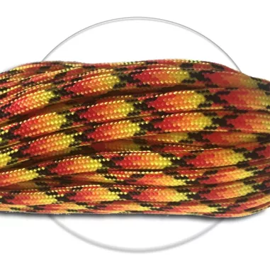 Lacets paracorde flammes oranges et rouges pour vos…