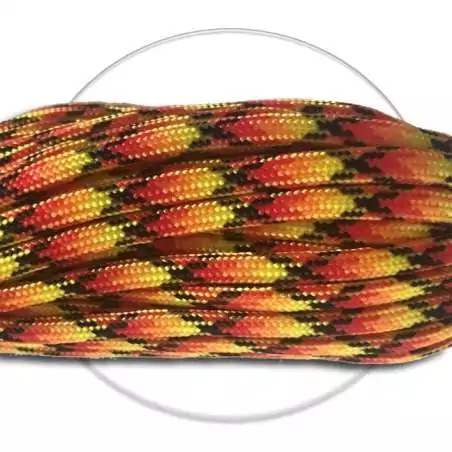 Lacets paracorde flammes oranges et rouges pour vos chaussures Lacets paracorde flammes oranges et rouges pour vos chaussures