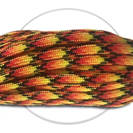 Lacets paracorde flammes oranges et rouges pour vos…