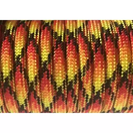 Lacets paracorde flammes oranges et rouges pour vos chaussures Lacets paracorde flammes oranges et rouges pour vos chaussures