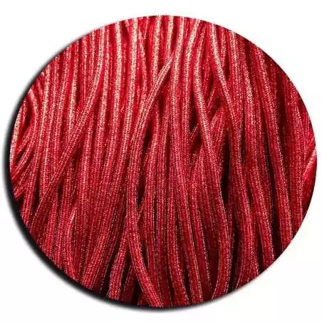 Lacets ronds rouges paillettes pour vos chaussures Lacets ronds rouges paillettes pour vos chaussures