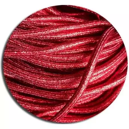 Lacets ronds rouges paillettes pour vos chaussures Lacets ronds rouges paillettes pour vos chaussures