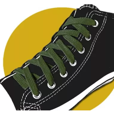 Lacets épais bordeaux dans votre boutique de lacets…