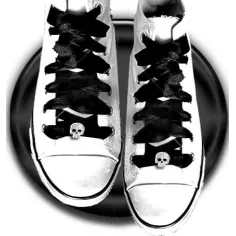 Décorations bijoux de lacets coeurs blancs en vente lacets… 2