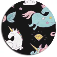 Socquettes noires licornes pour vos jolis pieds 2