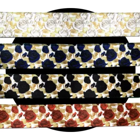 Lacets satin roses rétros : 4 coloris pour vos chaussures