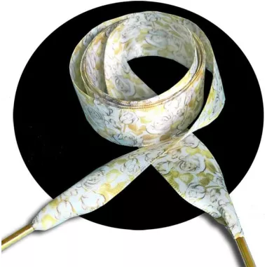 Lacets satin roses rétros : 4 coloris pour vos chaussures