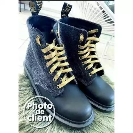 Lacets dorés paillettes brillantes pour vos chaussures Lacets dorés paillettes brillantes pour vos chaussures