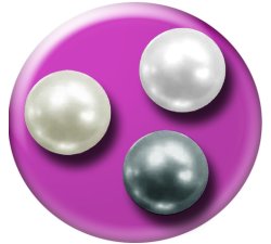 1 paire x ​décorations de lacets perles : 3 couleurs