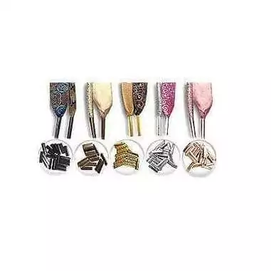 Lacets larges satin rainbow pastel pour vos chaussures