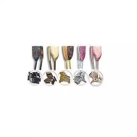 Lacets larges satin rainbow pastel pour vos chaussures