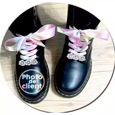 Envie de décorer vos chaussures ? Décorations barre fleurs argentées Envie de décorer vos chaussures ? Décorations barre fleurs argentées