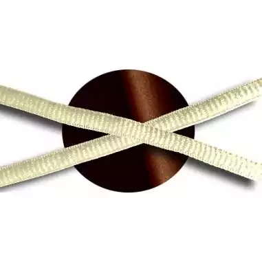 Lacets ronds beige vanille pour vos chaussures