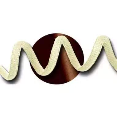 Lacets ronds beige vanille pour vos chaussures