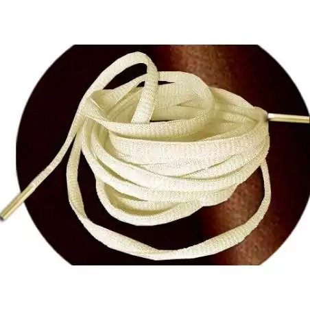 Lacets ronds beige vanille pour vos chaussures Lacets ronds beige vanille pour vos chaussures