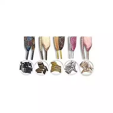 Lacets paillettes dorés moutarde pour vos chaussures