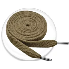 Lacets verts kaki plats, longs dans boutique de vente en… 2