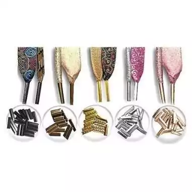 Lacets fins ronds élastiques noirs pour vos chaussures