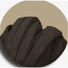 Lacets coton épais&nbsp;marron glacé pour vos chaussures 2