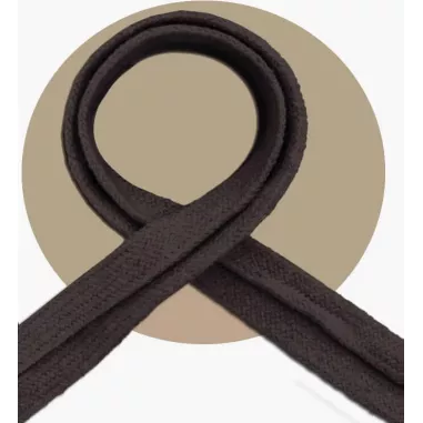 Lacets coton épais&nbsp;marron glacé pour vos chaussures