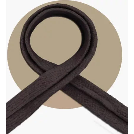 Lacets coton épais&nbsp;marron glacé pour vos chaussures