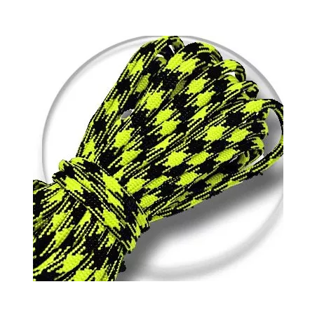 Lacets de chaussures noirs blancs bicolores ronds, en…