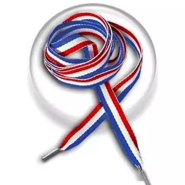 Lacets aux couleurs de la France pour vos chaussures