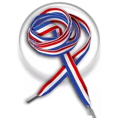 Lacets aux couleurs de la France pour vos chaussures