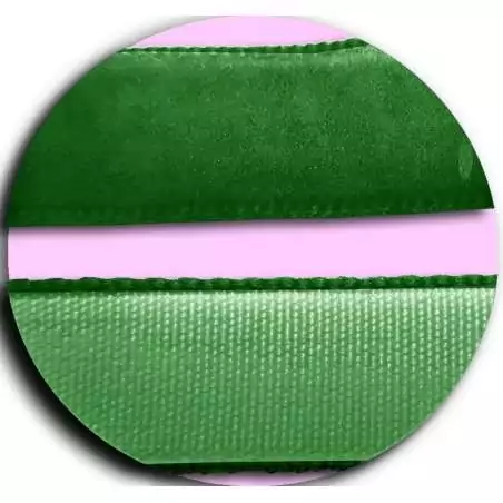 Lacets fins velours ras vert printanier pour vos chaussures