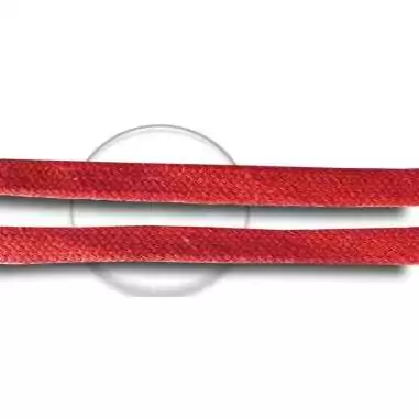 Lacets coton épais rouges pour vos chaussures