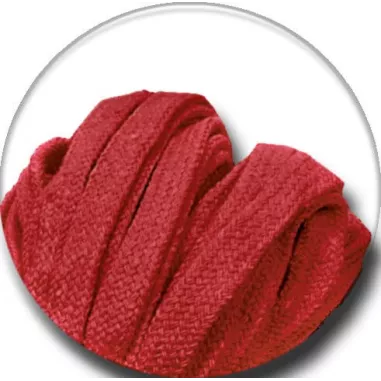 1 paire x lacets épais rouges