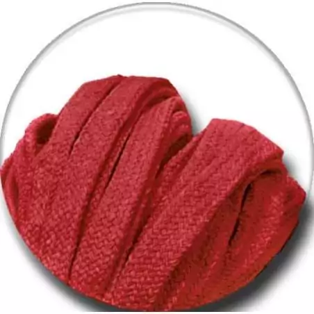 Lacets coton épais rouges pour vos chaussures