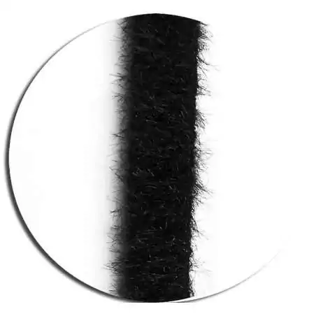 Lacets fluffly moumoute noire pour vos chaussures Lacets fluffly moumoute noire pour vos chaussures