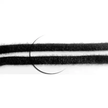 Lacets fluffly moumoute noire pour vos chaussures Lacets fluffly moumoute noire pour vos chaussures